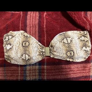 White House Black Market strapless bikini top